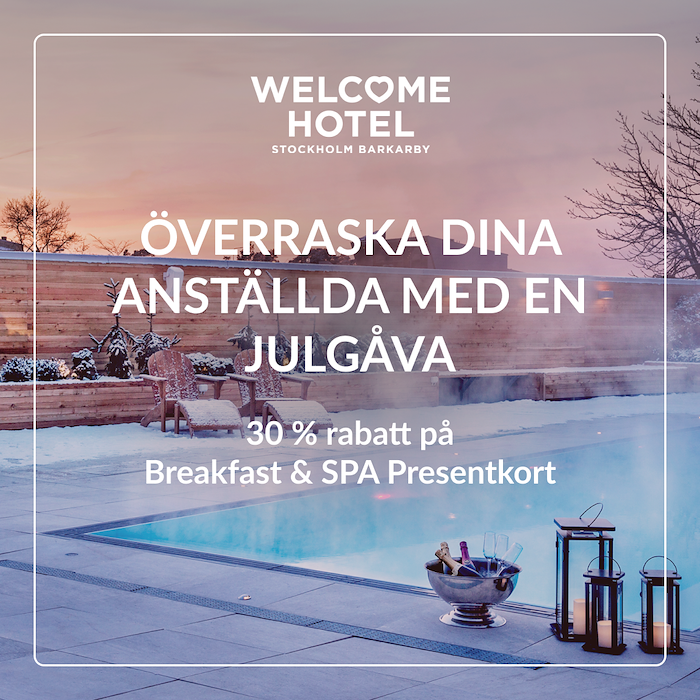 voucher-Företagsgåva till jul - Frukost & Spa