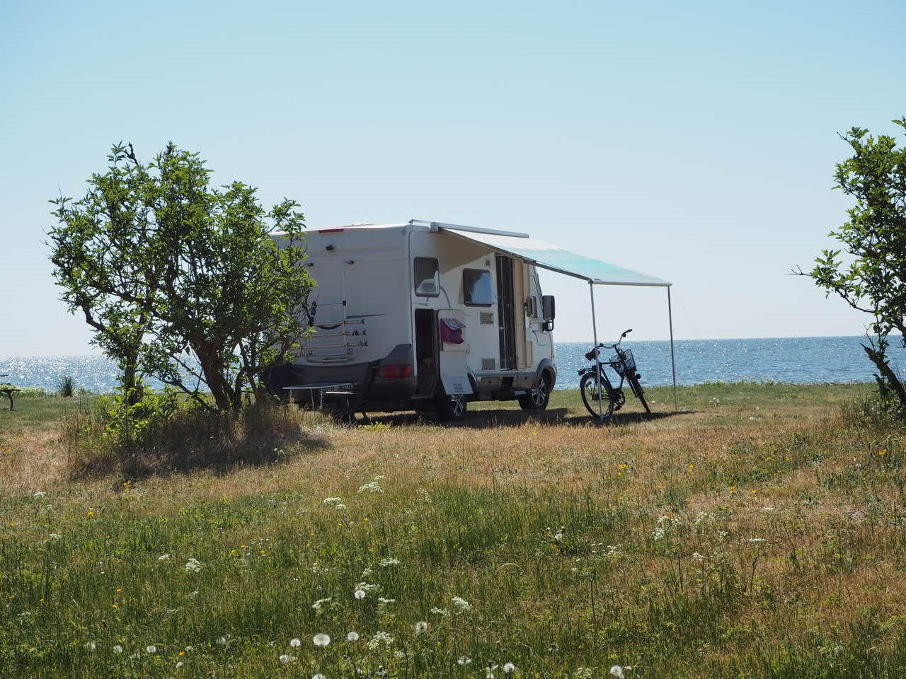 Emplacement de camping caravane/camping-car/tente sans électricité