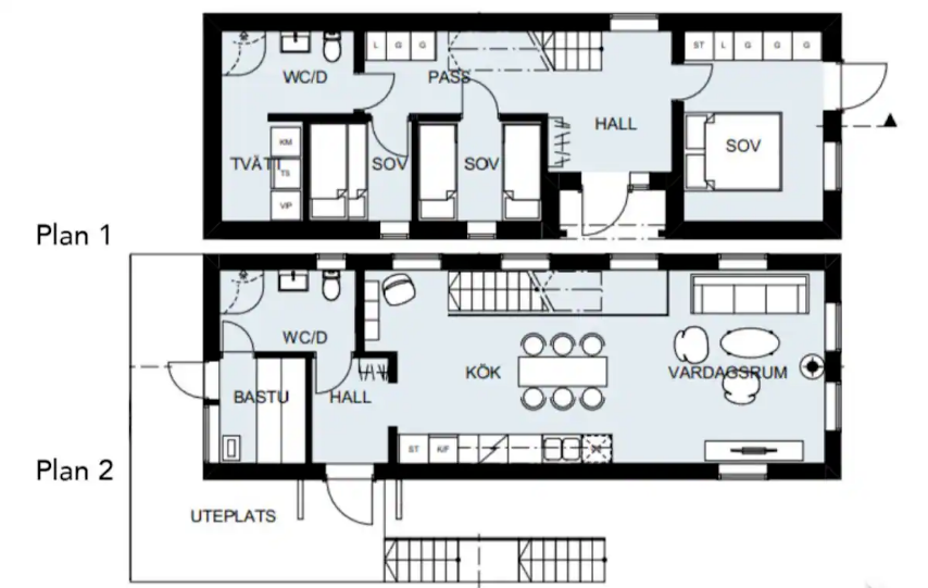 Ytterligare bild 13/13 av Bastuvallen 95 - Lgh G (8 bäddar)