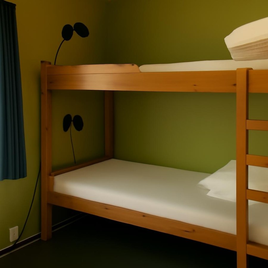 2-bedded room at Grinda Sea Lodge with shared shower/toilet - pets allowed