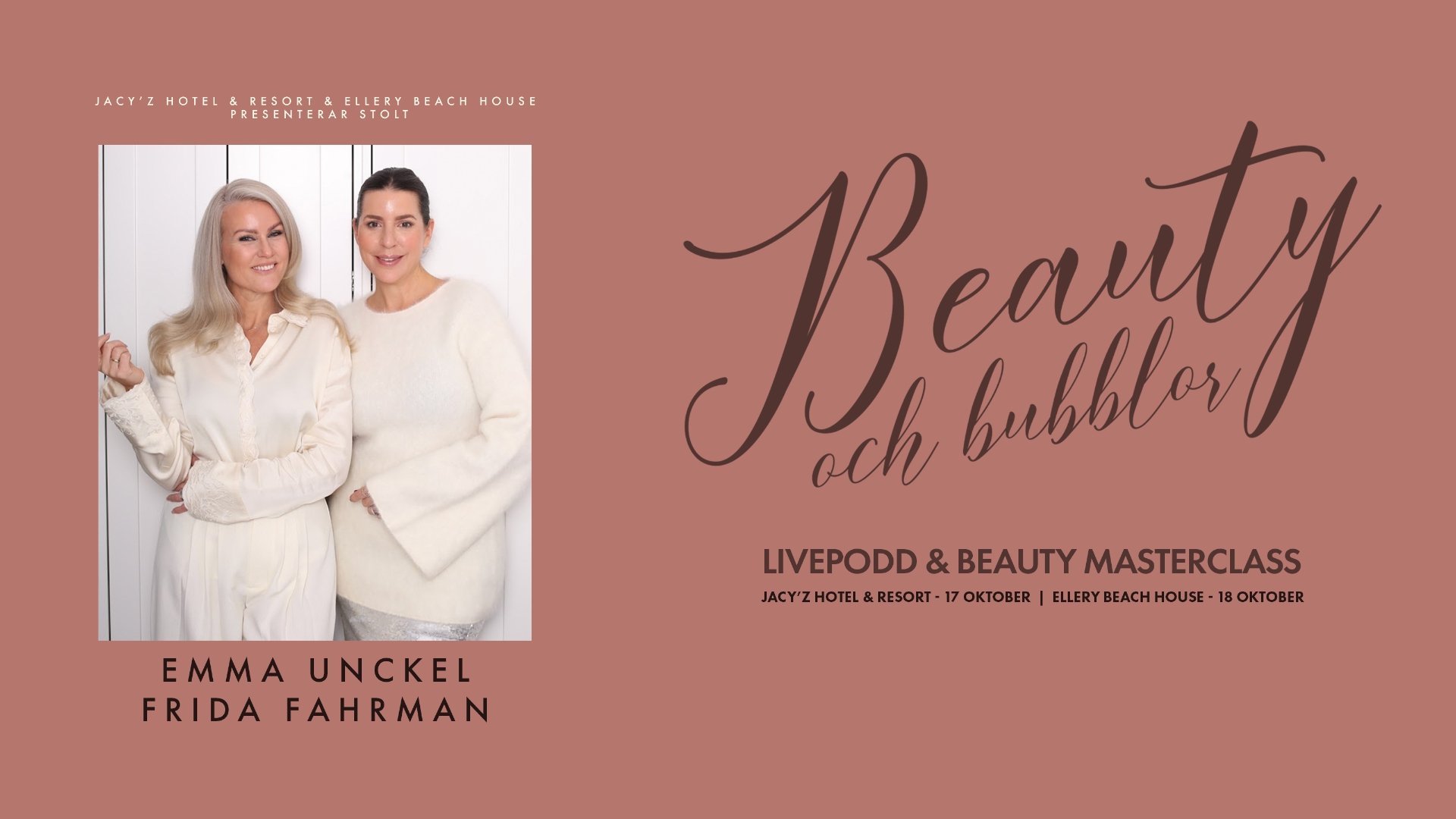 Image of LIVEPODD BEAUTY & BUBBLOR 18 OKT