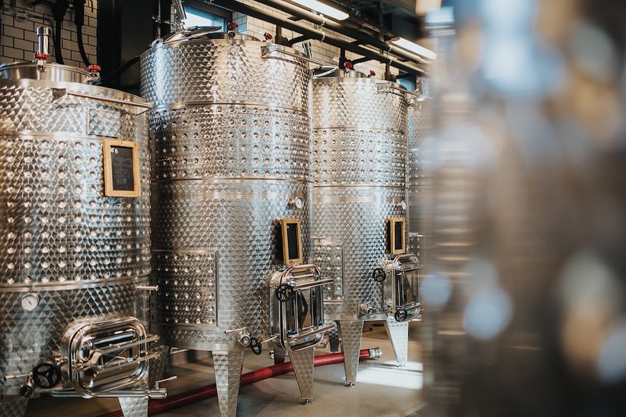 Guided tour of the winery