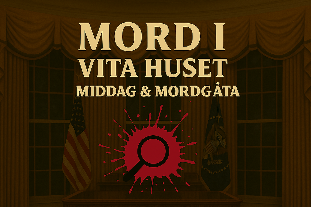 Image of MORD I VITA HUSET - Middag, mord & mysterier 4/10