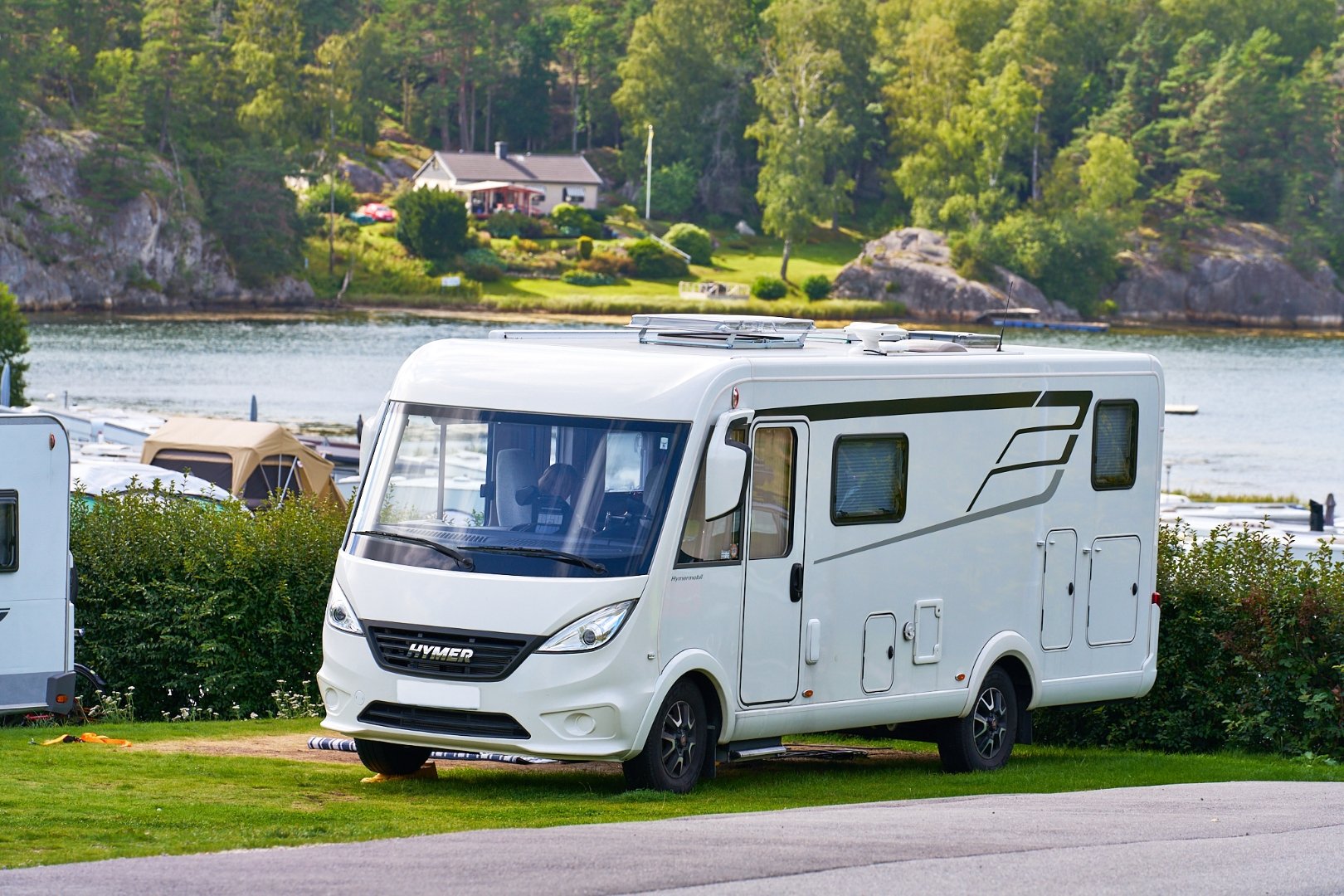 Stellplatz für Wohnmobile max. 10 Meter