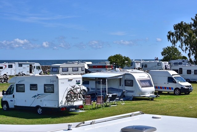 Camping pitch caravan/motorhome with electricity