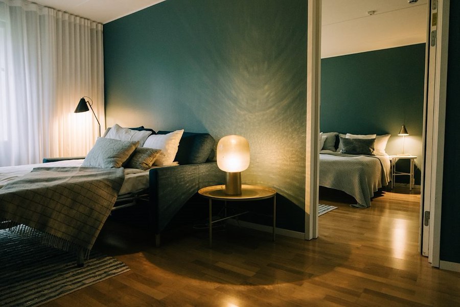 Familjerum med bäddsoffa