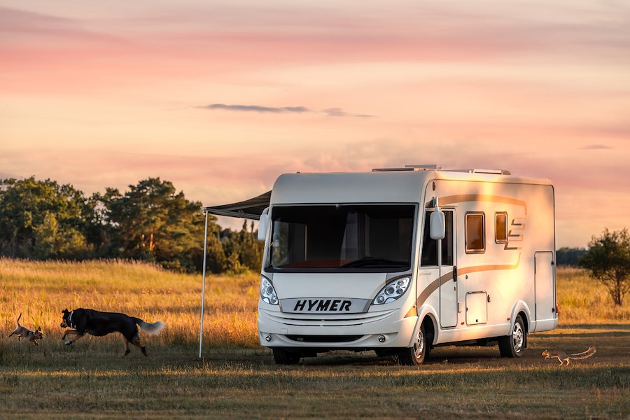 Camping pitch caravan/motorhome/tent with electricity 
