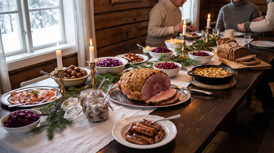 Klassiskt julbord med glögg & dessert – kl. 18.00