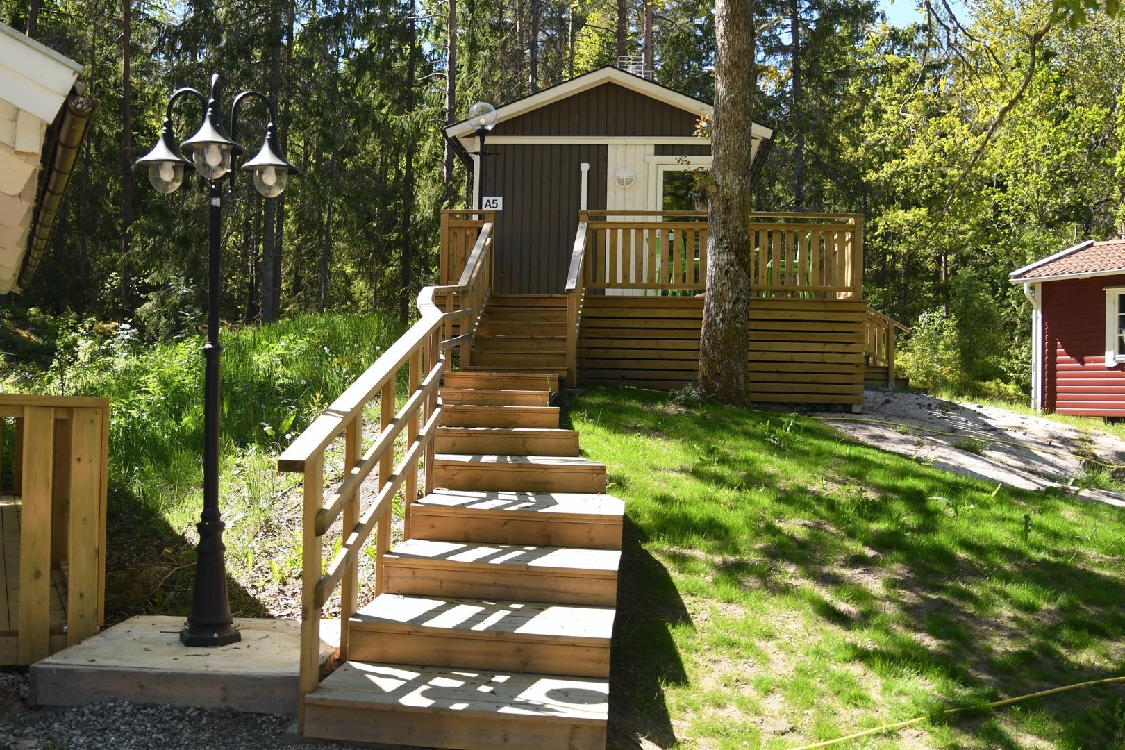 Attefallshus (kleines Schwedenhaus) (2+1 Betten, 25 m2, WC/Dusche) 