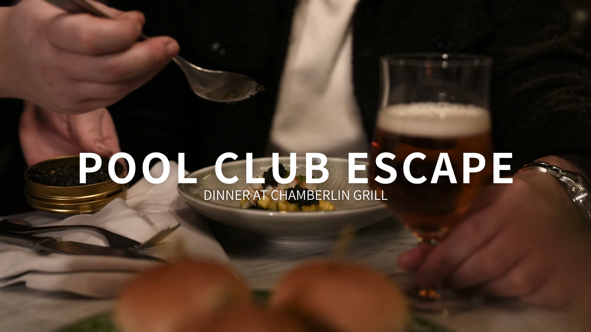 Image of Pool Club Escape - Middag i Chamberlin Grill