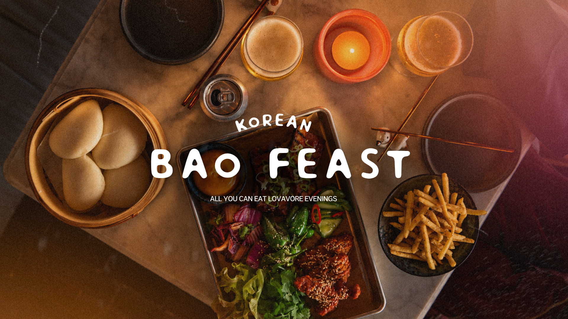 Korean Bao Feast 5/11 & 1/12
