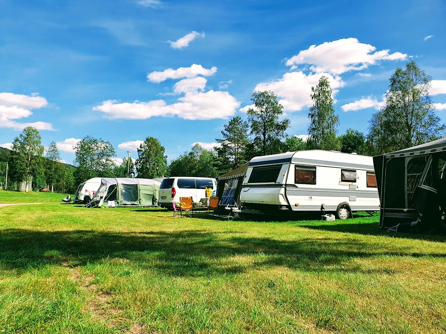 Camping pitch caravan/mobile home with electricity