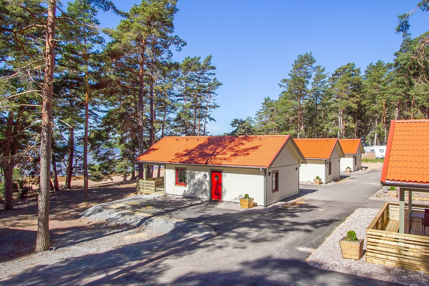 Strand Ferienhaus (6 Betten, WC/Dusche)