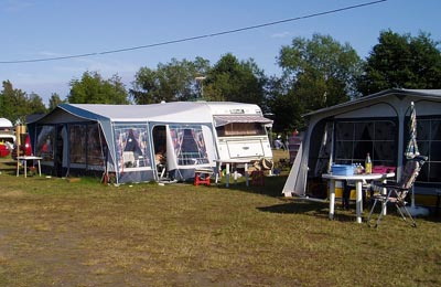 Camping pitch caravan/motorhome with electricity