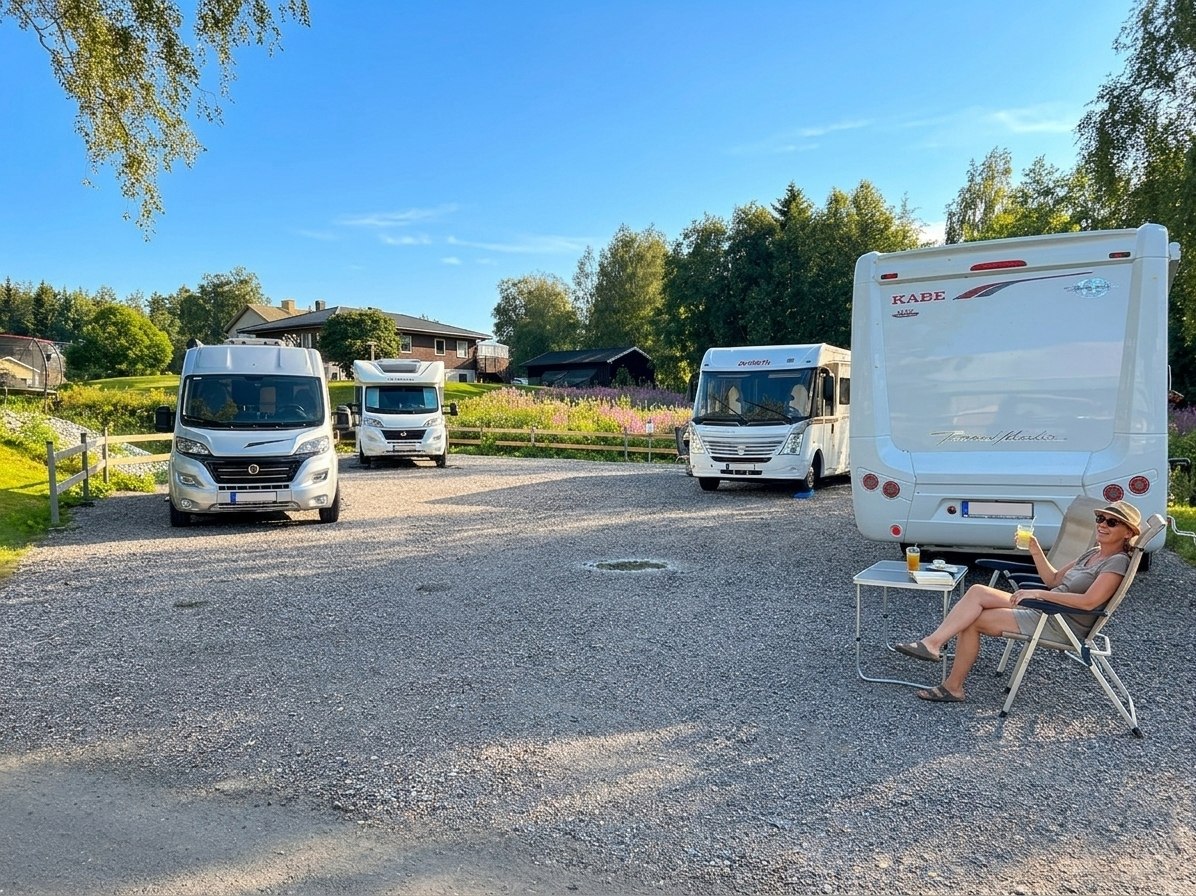 Stellplatz Wohnmobil mit Strom 