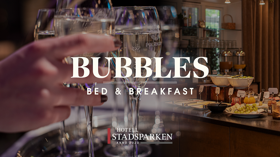 Bubbles, bed & breakfast