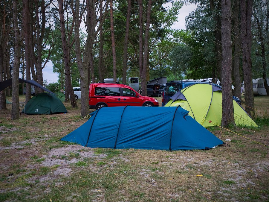 Camping pitch caravan/motorhome without electricity