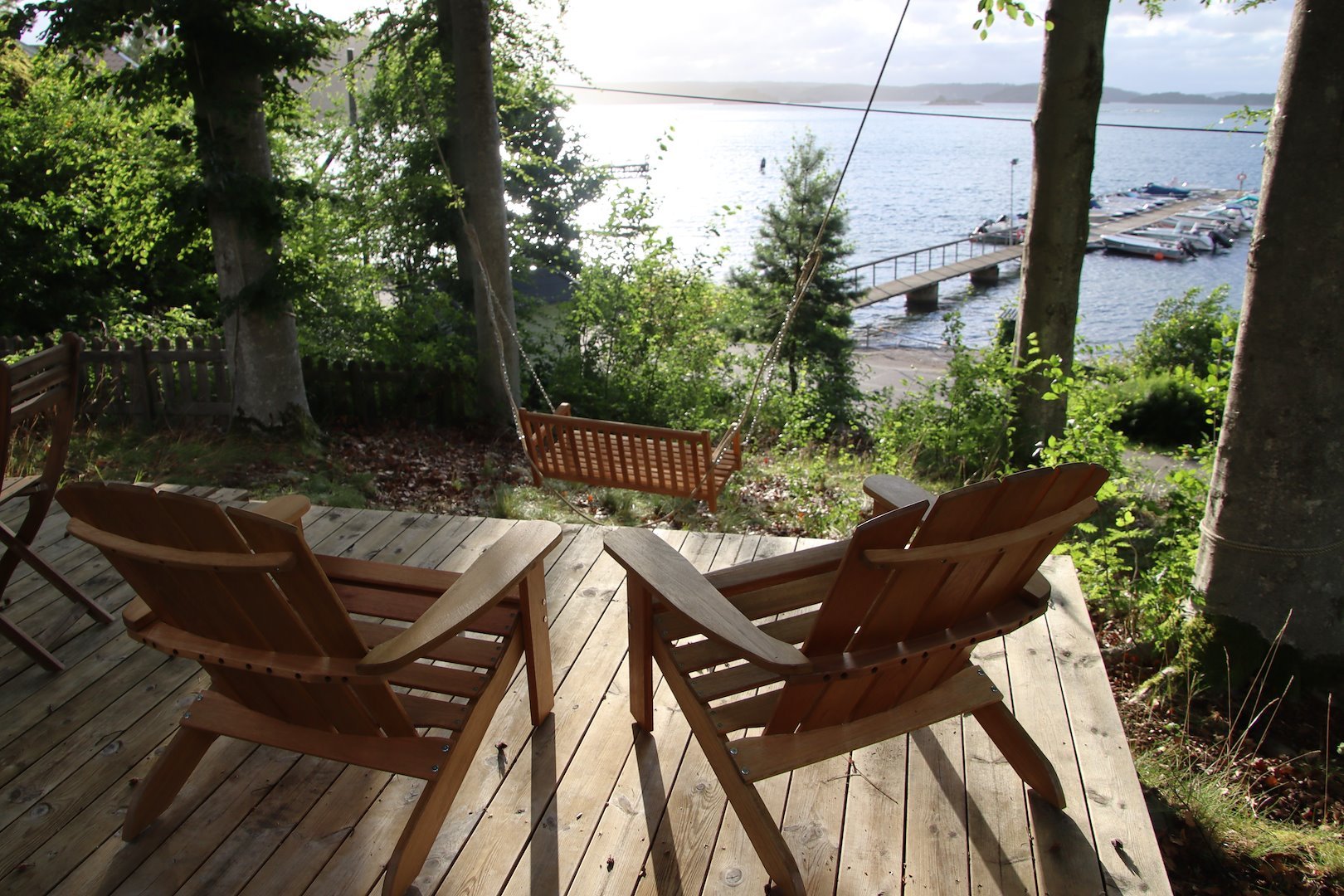 Glamping med havsutsikt