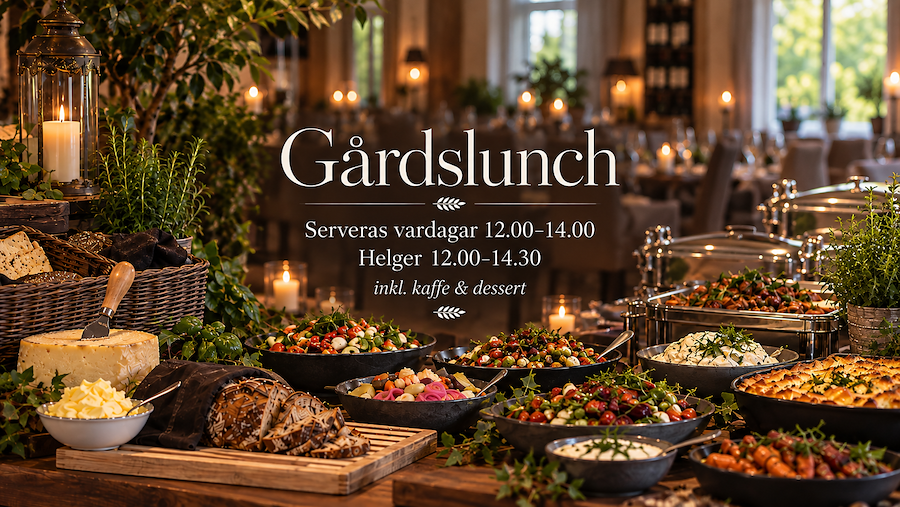 Gårdslunch & dessert 