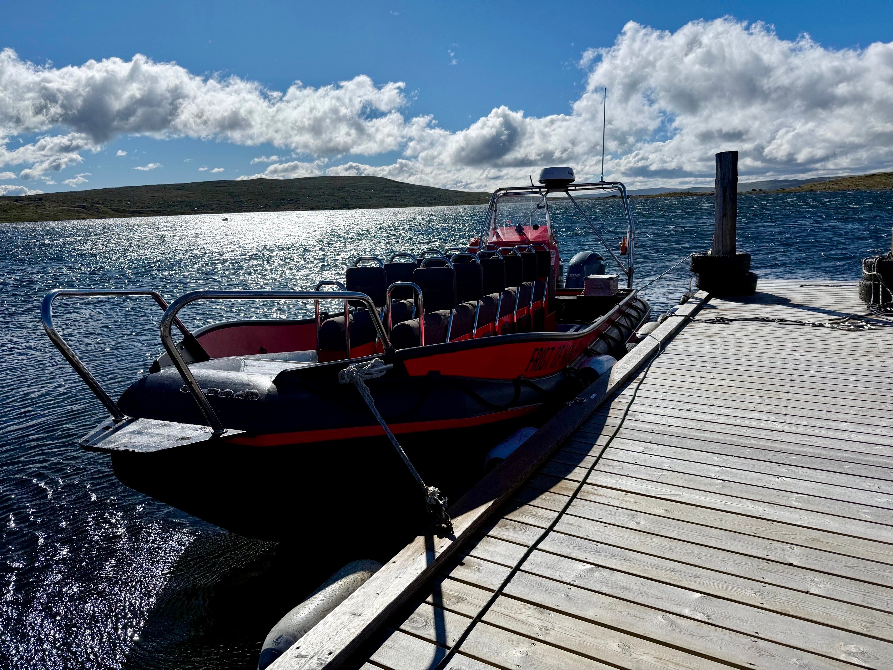 Boat ticket from Halne at 9:30 a.m.