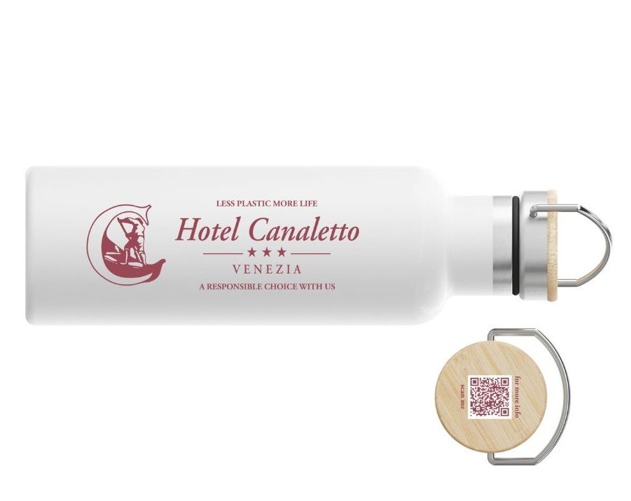 Image of Borraccia termica con logo 0,500 Lt