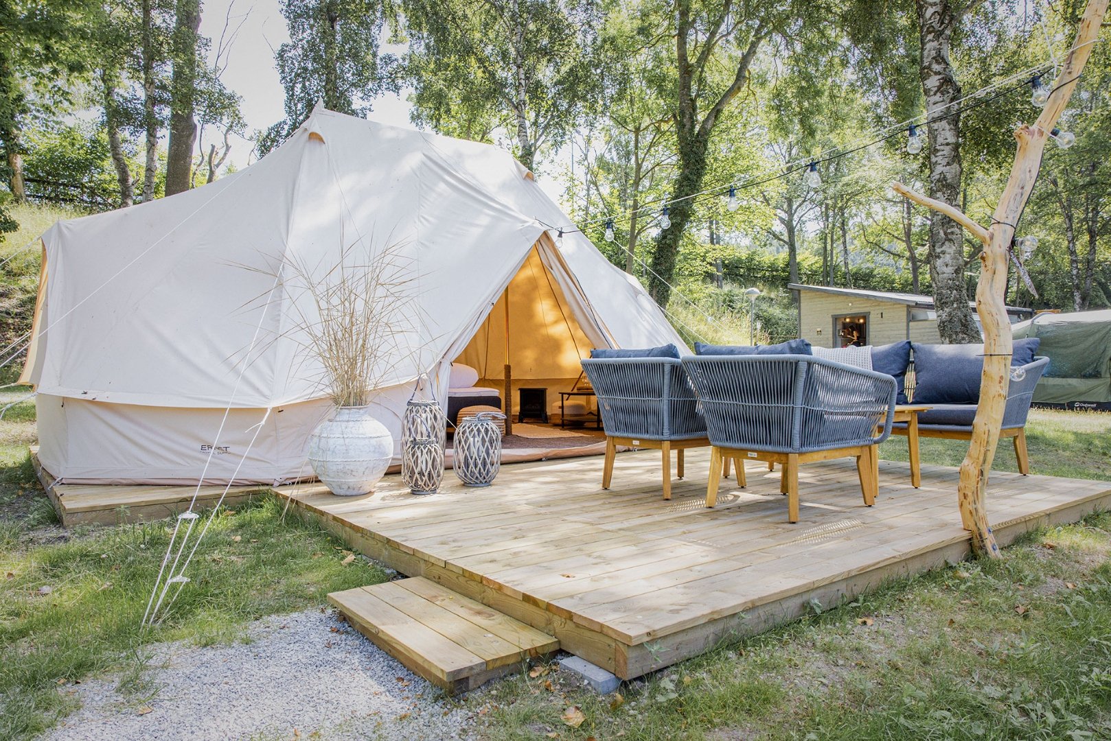 Glampingzelt, 3 Betten