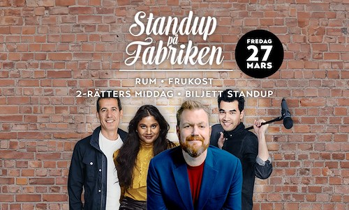 Boka Standup på Fabriken med Kristoffer Appelquist  