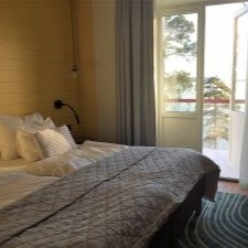 Dubbelrum med Balkong i Badhotellet