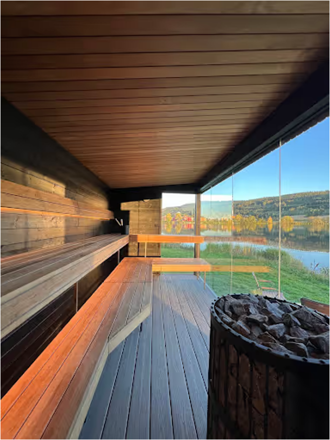 Badstue på Drammen Camping - i samarbeid med Gnist Sauna-image