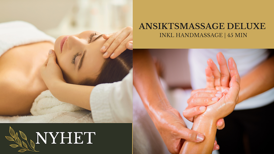 Ansiktsmassage Deluxe inkl. handmassage | 45 min