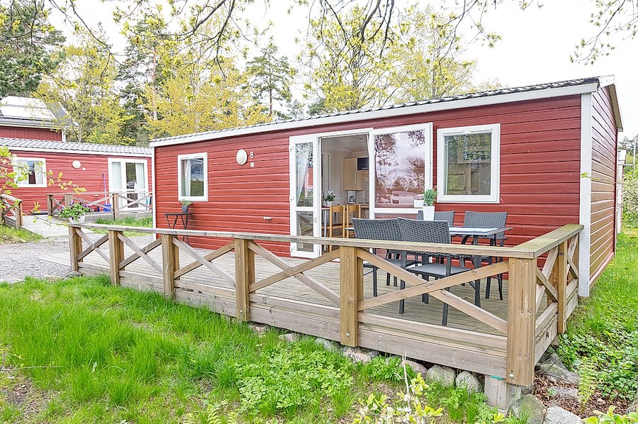 Static caravan Type Y (4+2 beds, WC/shower)